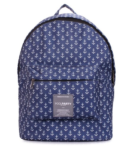 Женский текстильный рюкзак POOLPARTY backpack-anchors купить недорого в Ты Купи