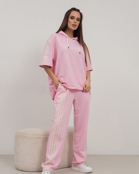 Спортивный костюм ISSA PLUS 13950 S розовый купить недорого в Ты Купи