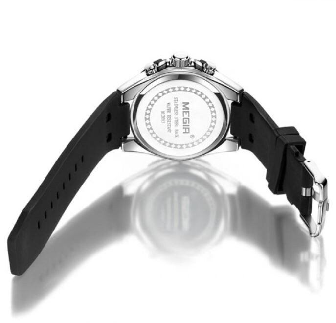 Мужские часы MEGIR FRESH BLACK (1058) купить недорого в Ты Купи