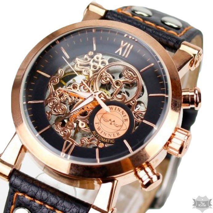 Чоловічий наручний годинник скелетон Winner Traditional (+1167) купити недорого в Ти Купи