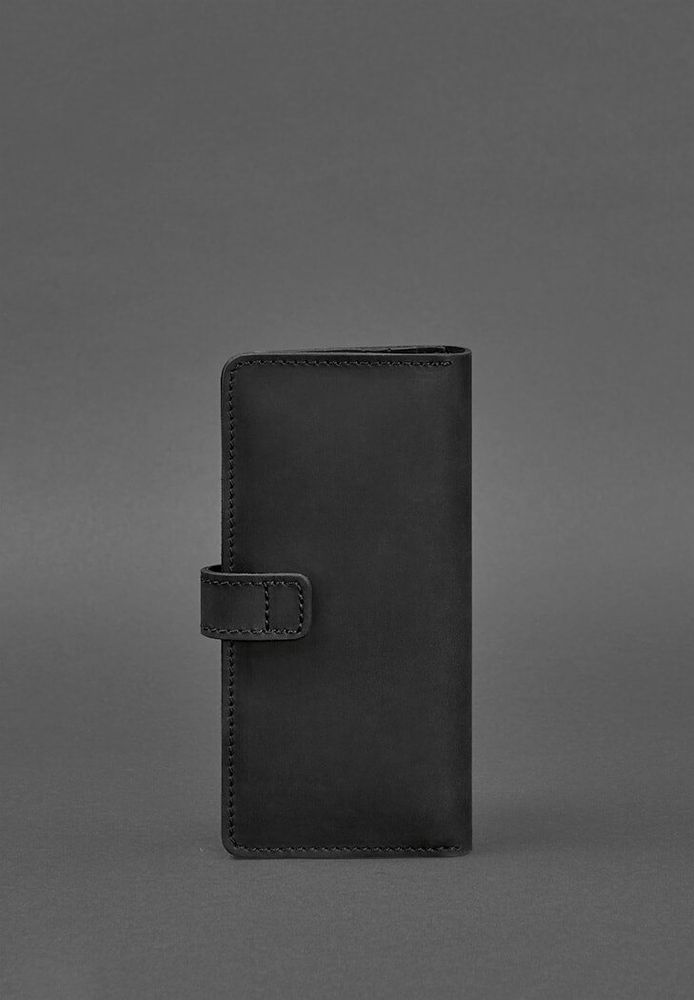 Жіночий шкіряний гаманець BlankNote 7.0 чорне CRAZY HORSE BN-PM-7-G-KR купити недорого в Ти Купи