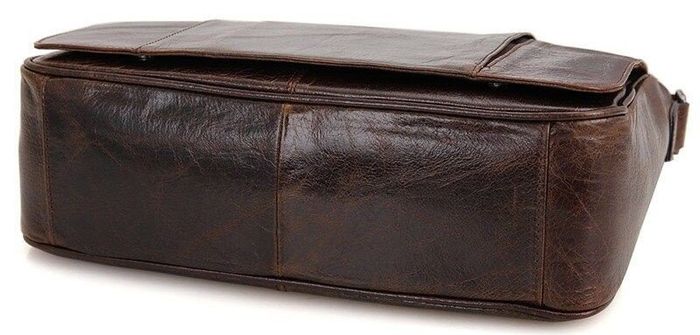 Сумка из натуральной кожи Vintage 14425 Темно-коричневый купить недорого в Ты Купи