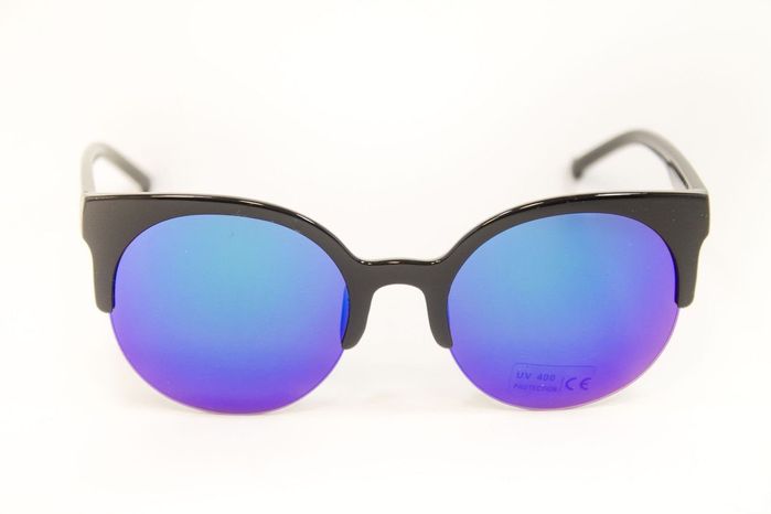 Сонячні круглі дзеркальні жіночі окуляри купити недорого в Ти Купи
