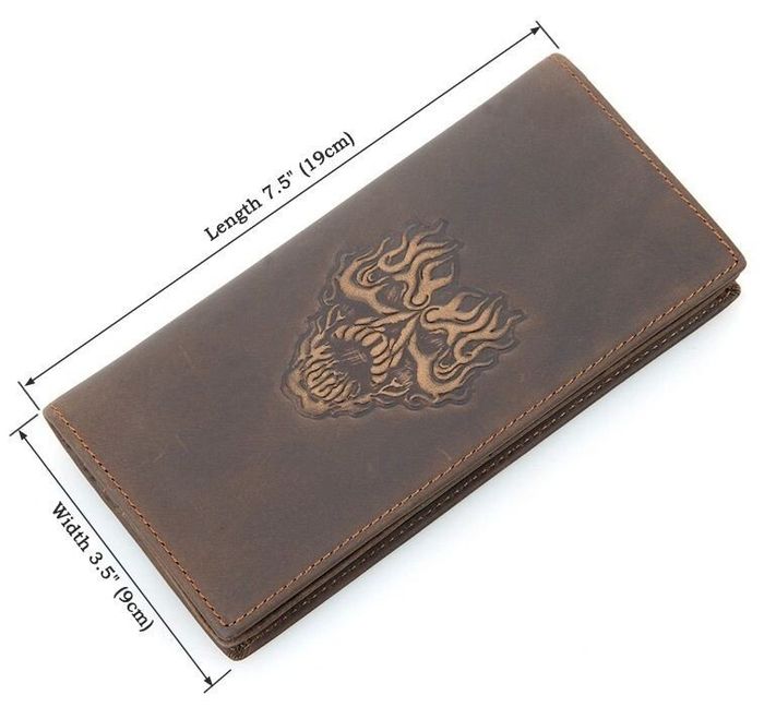 Чоловічий шкіряний гаманець Vintage 14384 Коричневий купити недорого в Ти Купи