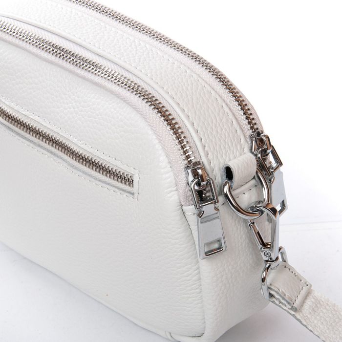 Женская кожаная сумка классическая ALEX RAI 99109 white купить недорого в Ты Купи