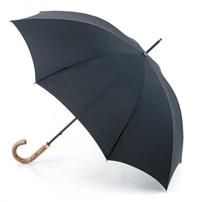 Чоловіча механічна парасолька-тростина Fulton Commissioner G807 - Black (Чорний) купити недорого в Ти Купи