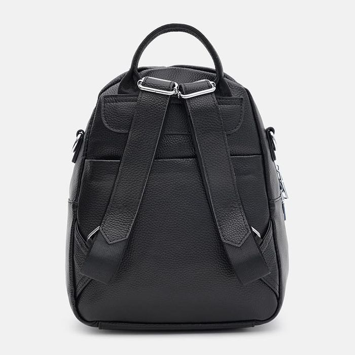 Шкіряний жіночий рюкзак Ricco Grande K188815bl-black купити недорого в Ти Купи