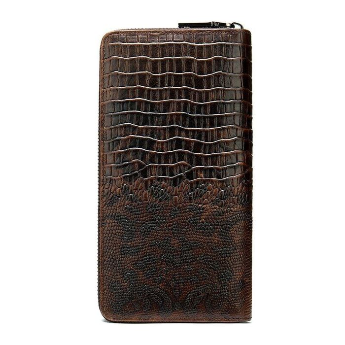 Мужской тёмно-коричневый кошелёк из натуральной кожи Vintage 20235 купить недорого в Ты Купи