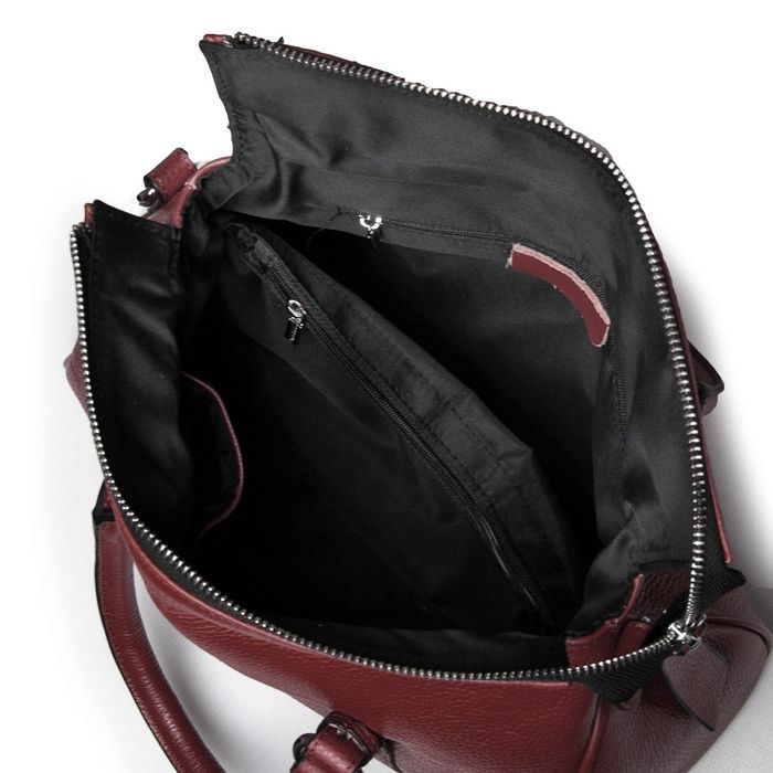 Жіноча шкіряна сумка P108 8792-9 dark-red купити недорого в Ти Купи