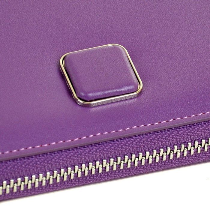 Шкіряний гаманець Color Bretton W7322 purple купити недорого в Ти Купи