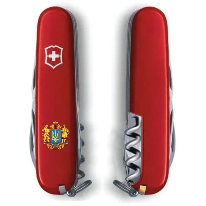 Складной нож Victorinox CLIMBER UKRAINE Большой Герб Украины 1.3703_T0400u купить недорого в Ты Купи