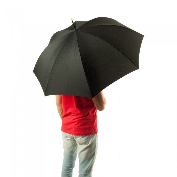 Мужской механический зонт-трость Fulton Commissioner G807 - Black (Черный) купить недорого в Ты Купи