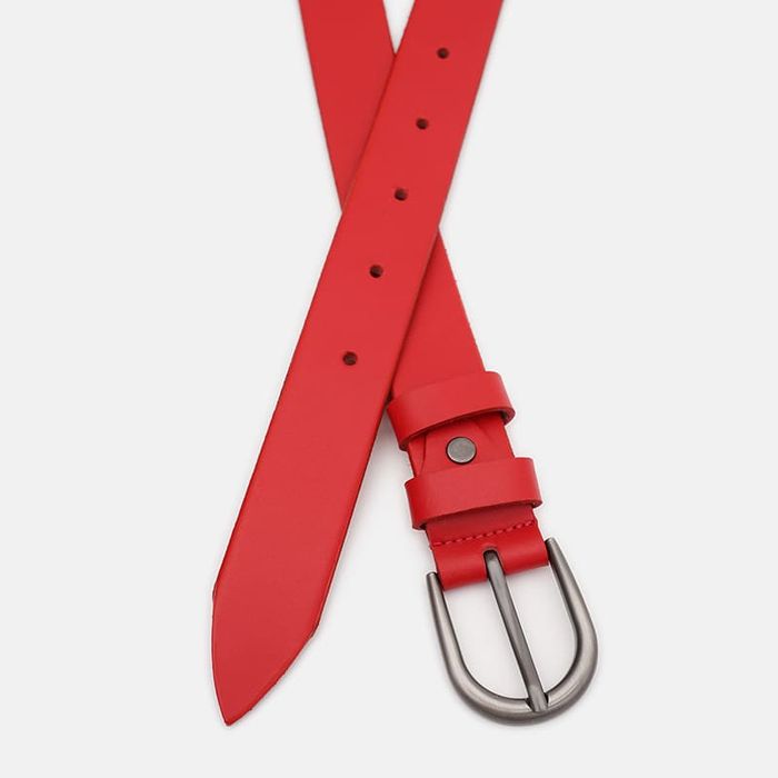 Женский кожаный ремень Borsa Leather 110v1genw39-red купить недорого в Ты Купи