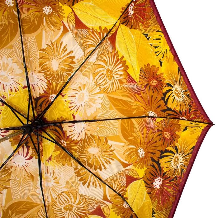 Полуавтоматический женский зонтик желтый дизайнерский AIRTON купить недорого в Ты Купи
