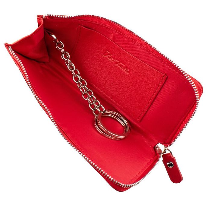 Жіноча шкіряна ключниця VITO TORELLI VT-40175-red купити недорого в Ти Купи