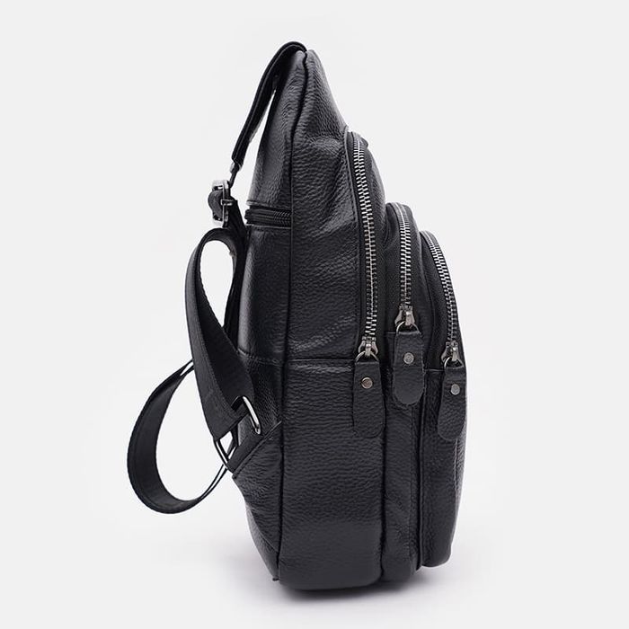 Чоловічий шкіряний рюкзак Keizer K14036BL-чорний купити недорого в Ти Купи