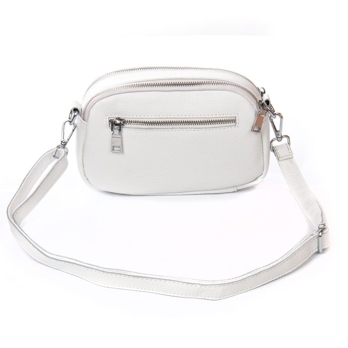 Женская кожаная сумка классическая ALEX RAI 99109 white купить недорого в Ты Купи