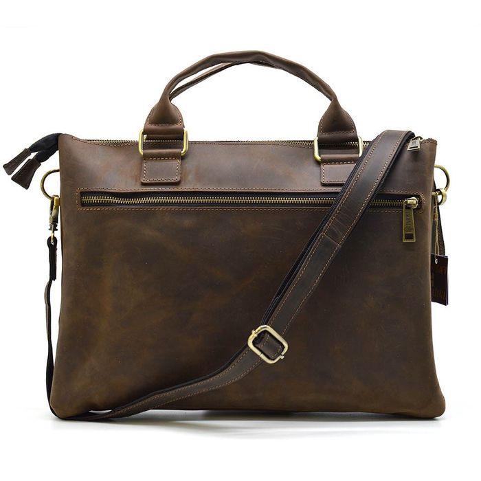 Мужской кожаный коричневый портфель TARWA RC-5729-4sa купить недорого в Ты Купи
