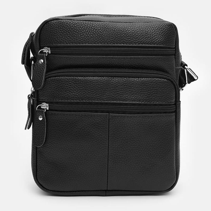 Чоловічі шкіряні сумки Keizer k12086bl-black купити недорого в Ти Купи