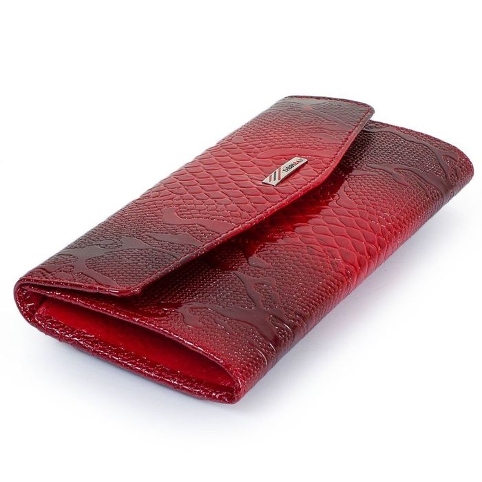 Женский красный кожаный кошелек DESISAN SHI113-500-1UZ купить недорого в Ты Купи