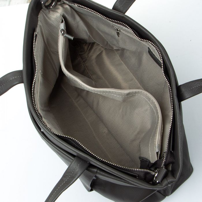 Жіноча шкіряна сумка ALEX RAI 2036-9 grey купити недорого в Ти Купи