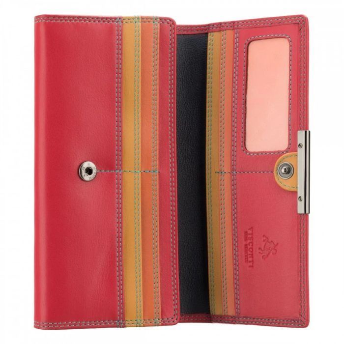Женский кожаный кошелек Visconti R11 Red/Rhumba купить недорого в Ты Купи