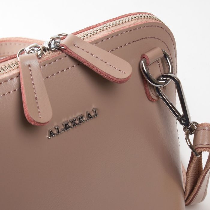 Жіноча шкіряна сумка класична Алекс Рай 32-8803 Рожевий купити недорого в Ти Купи