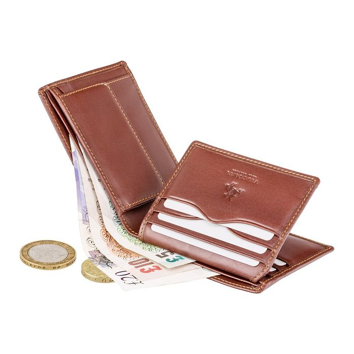 Мужской бумажник Visconti LAZIO MZ-4 коричневый купить недорого в Ты Купи
