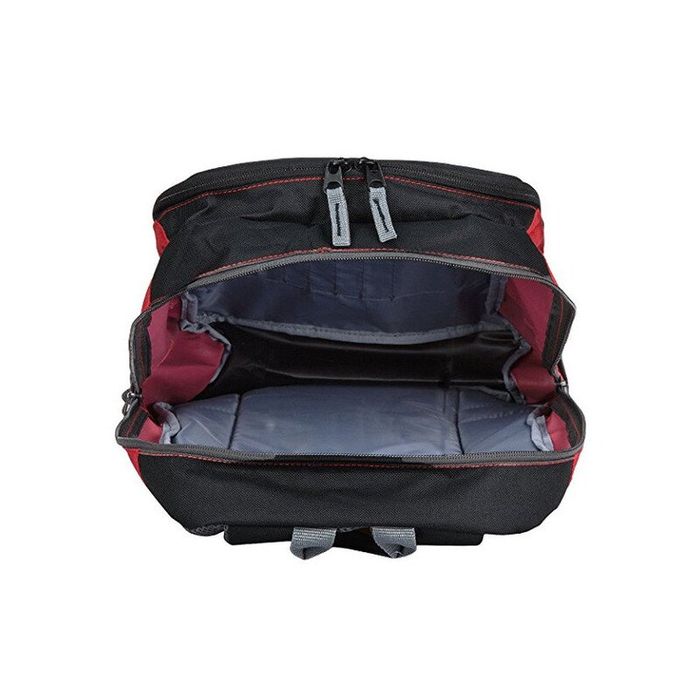 Рюкзак чорний з червоним Travelite BASICS TL096244-10 купити недорого в Ти Купи