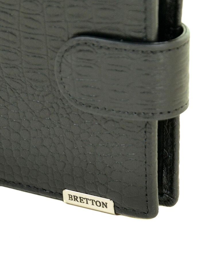 Шкіряний чоловічий гаманець Spa Bretton M3602 black купити недорого в Ти Купи