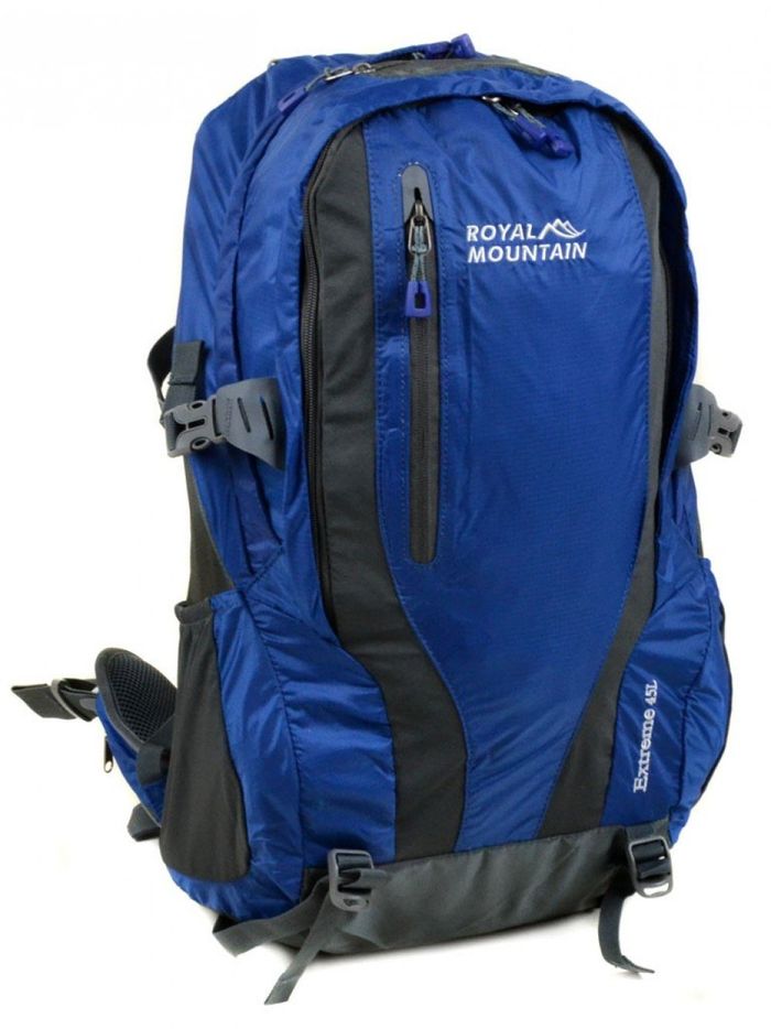 Синий туристический рюкзак из нейлона Royal Mountain 8331 blue купить недорого в Ты Купи