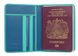 Обкладинка на паспорт Visconti RHODES RD-93 AQ / TL