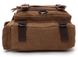 Мужская текстильная коричневая сумка-рюкзак Vintage 20142