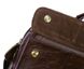 Мужская горизонтальная кожаная сумка через плечо Vintage 20027 Коричневый