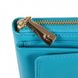 Английский женский кожаный кошелек Ashwood J54 BLUE ATOLL (Синий)