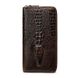 Чоловічий темно -коричневий гаманець, виготовлений з натуральної шкіри Vintage 20235