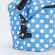 Летняя женская сумочка в горошек Dolly 084 голубая