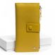 Кожаный женский кошелек Classic DR.BOND WMB-1 yellow