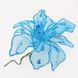 Квітка пуансеттии "Королівський" напівпрозорий блакитний, 28 * 28 см Новогодько 750287