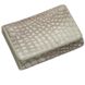 Жіночий білий гаманець зі шкіри крокодила Ekzotic Leather cw23