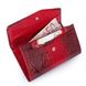 Женский красный кожаный кошелек DESISAN SHI113-500-1UZ