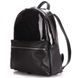 Молодіжний рюкзак жіночий POOLPARTY Mini чорний лаковий