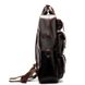 Шкіряний дорожній рюкзак Vintage 14711 Темно-коричневий