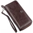 Женский тёмно-коричневый кошелёк из натуральной кожи ST Leather 18867 Темно-коричневый