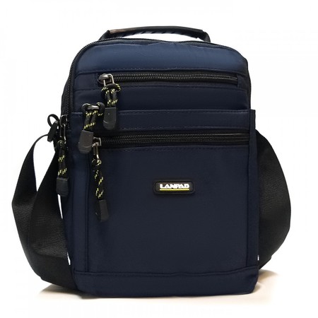 Мужская сумка через плечо Lanpad 53261 blue купить недорого в Ты Купи