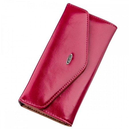 Жіночий гаманець з еко шкіри KIVI 19074 Рожевий купити недорого в Ти Купи