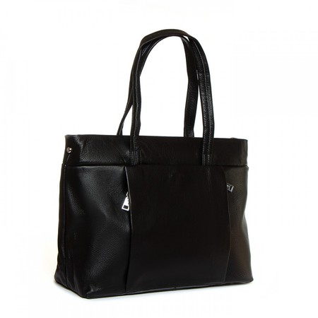 Женская черная кожаная сумка ALEX RAI 2036-9 black купить недорого в Ты Купи