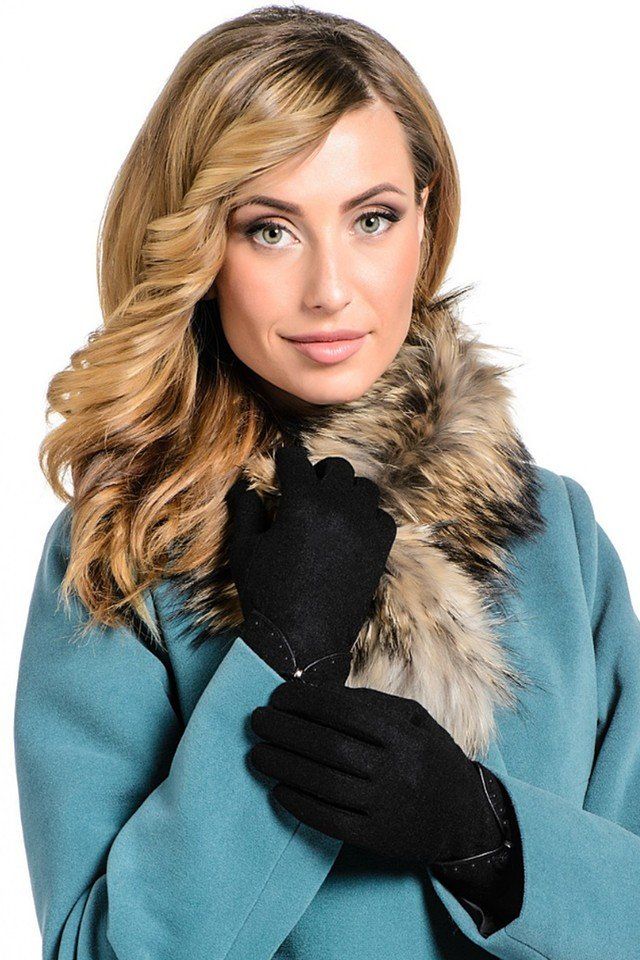 Стрейчевые женские перчатки Shust Gloves 8739 L купить недорого в Ты Купи