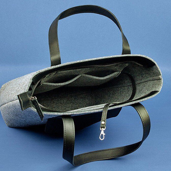 Жіноча сумка BlankNote «Фіорд» bn-bag-17-felt-g купити недорого в Ти Купи