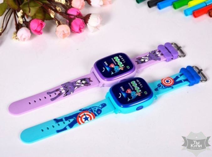 Детские смарт-часы UWatch Smart GPS DF200 Water Purple (9019) купить недорого в Ты Купи